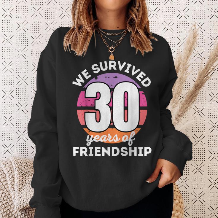 Wir Überlebben 30 Jahre Freundschaft Group Customisation Sweatshirt Geschenke für Sie