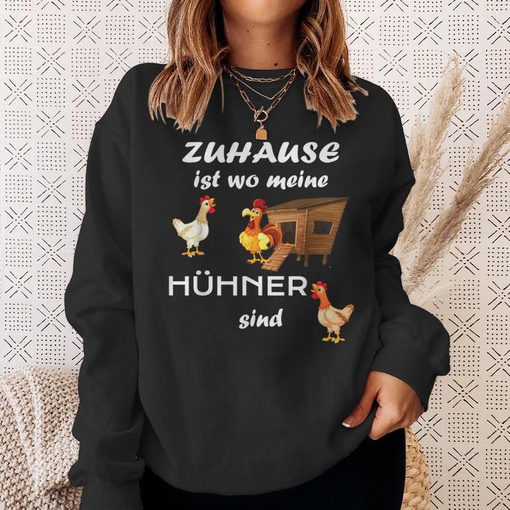 Zuhause Ist Wo Meine Hühner Sind Sind Farmer Zuhause Ist Wo Meine Hühn Sweatshirt Geschenke für Sie