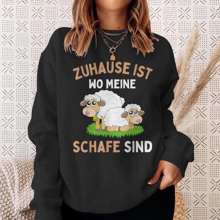 Zuhause Ist Wo Meine Schafe Sind Sweatshirt Geschenke für Sie