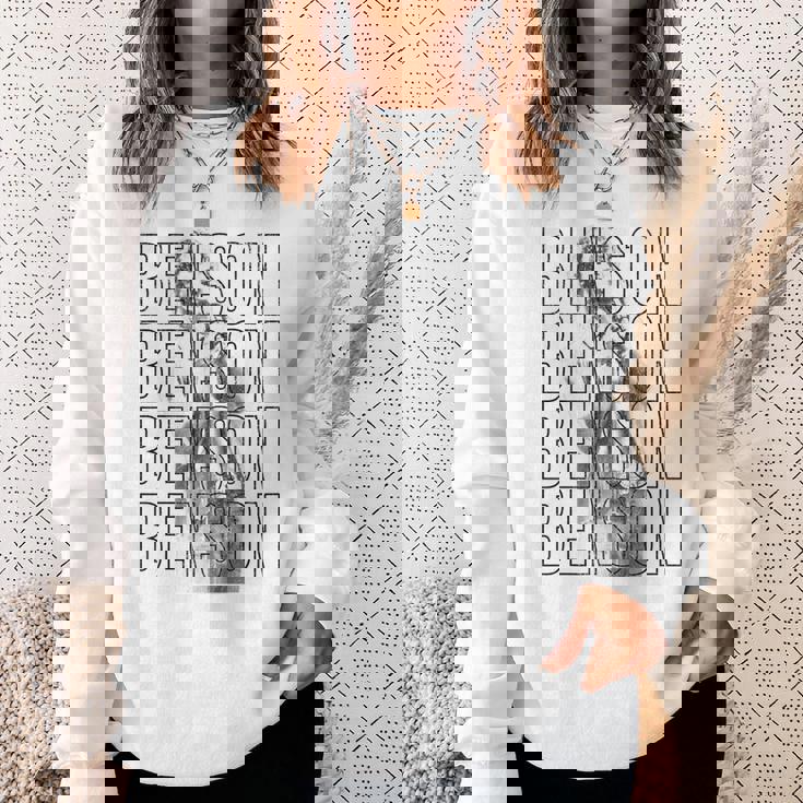 Benson First NamePopular Personalized Vintage Sweatshirt Gifts for Her