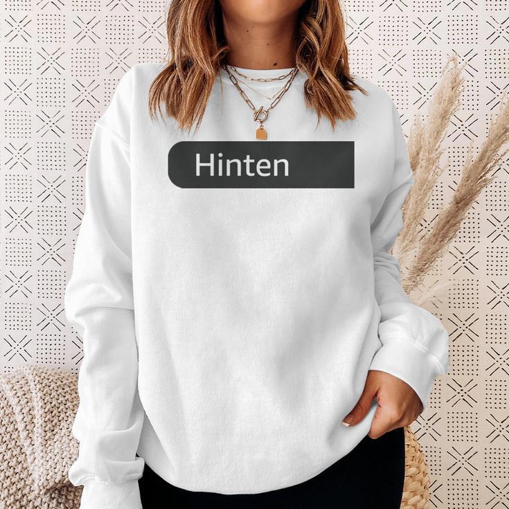 Der Mit Dem Hund Geht Saying Für Das Herrchen Sweatshirt Geschenke für Sie