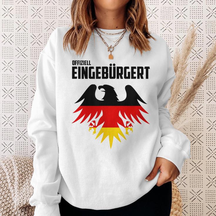 Einbürgert Team Deutschland Einbürgerung Sweatshirt Geschenke für Sie