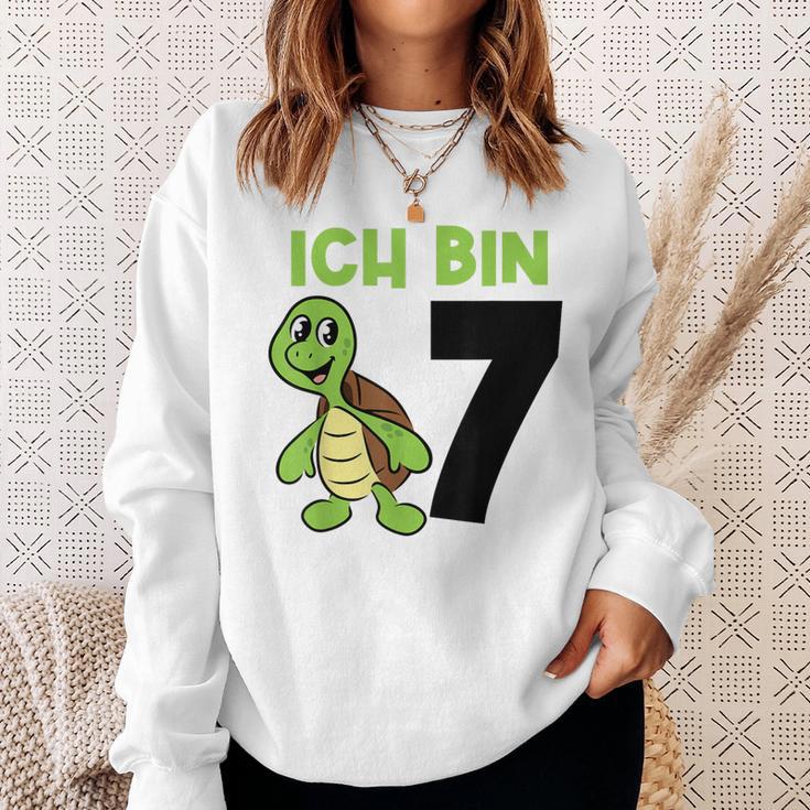 Ich Bin 7 7 Geburtstag Schildkröte Sweatshirt Geschenke für Sie