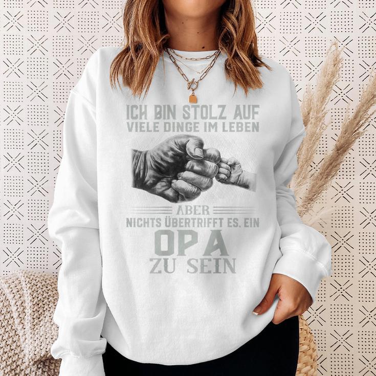 Ich Bin Stolz Aufiele Dinge Nichts Übertrifft Es Ist Ein Opa German Sweatshirt Geschenke für Sie