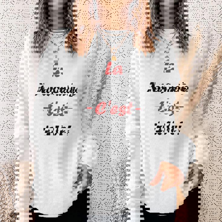 Sauce La Mayonnaise C'est Laie Humour Mayonnaise Sweater e Cadeaux pour elle