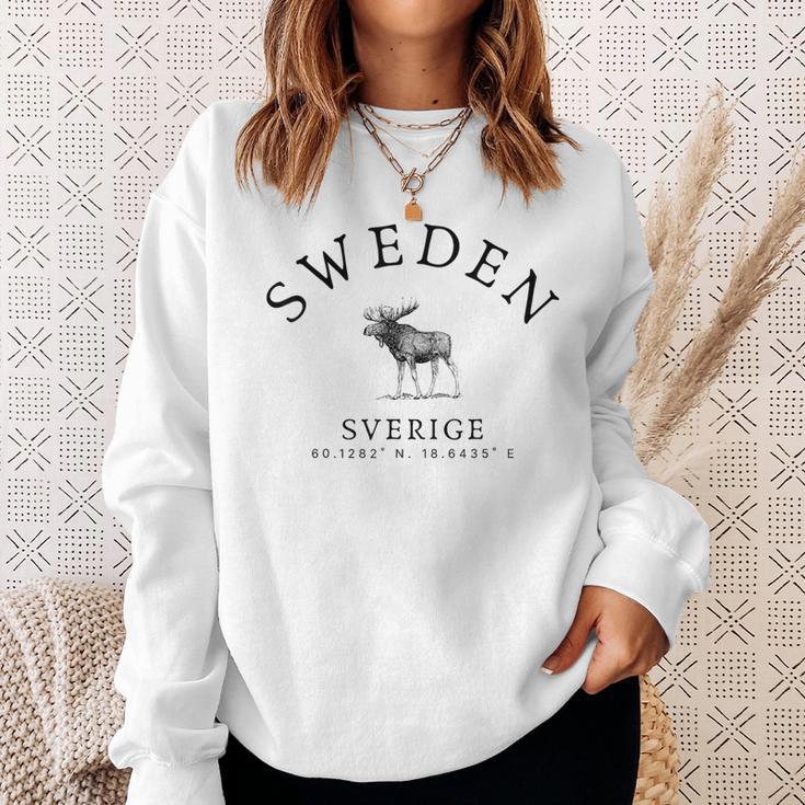 Sweden Sverige Scandinavia Midsommar Swedish Sweatshirt Geschenke für Sie