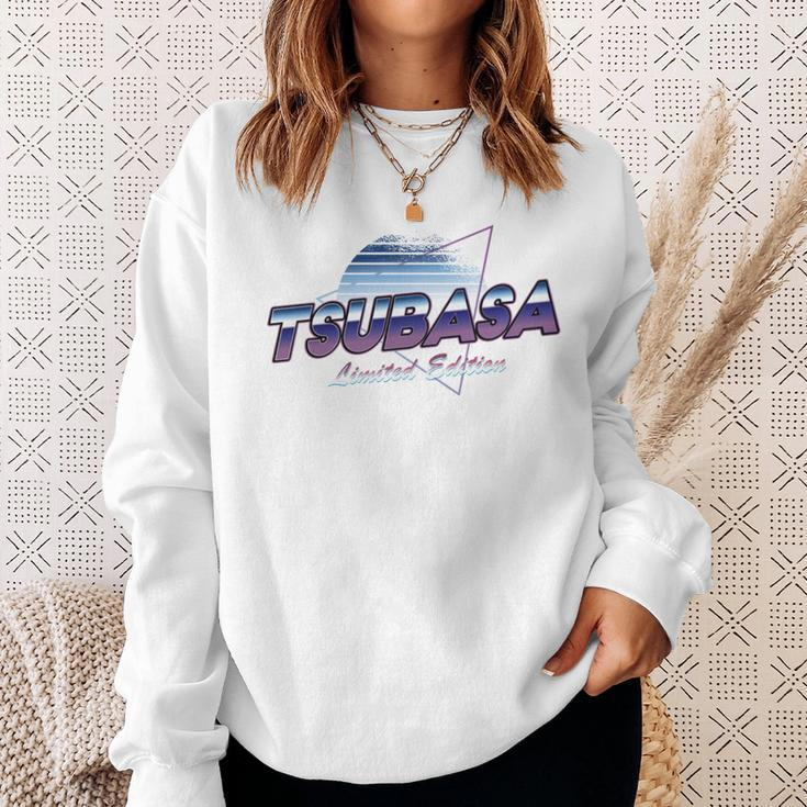 Tsubasa Namenshemd Ästhetischeaporwave 80Er 90Er Jahre Nachname Sweatshirt Geschenke für Sie