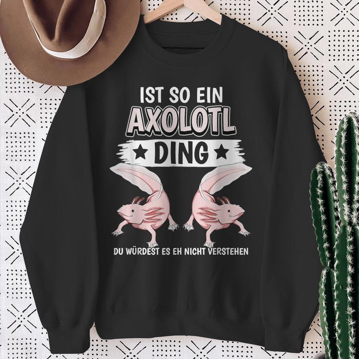 Axolotl Sachen Ist So Ein Axolotl Ding Axolotl Sweatshirt Geschenke für alte Frauen