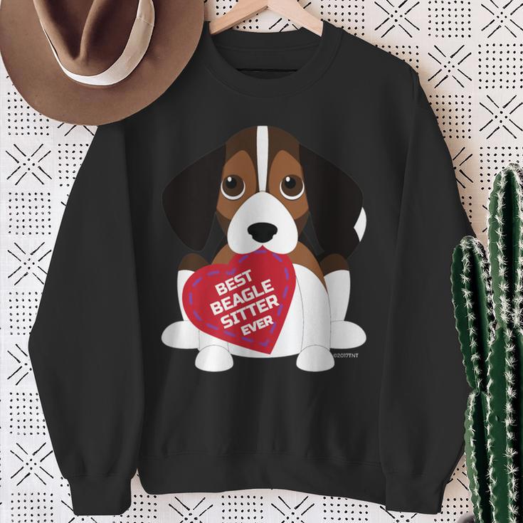 Best Beagle Dog Sitter Ever Beagle Dog Sitter Sweatshirt Geschenke für alte Frauen