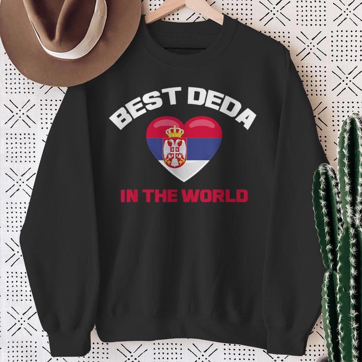 Bester Deda Der Welt S Sweatshirt Geschenke für alte Frauen