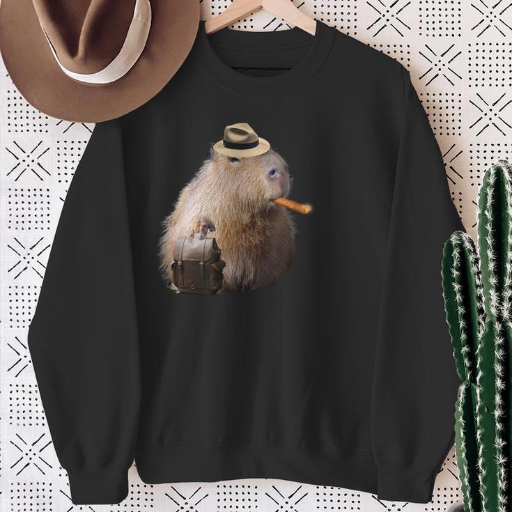 Capybara Man Wallet Cute Sweatshirt Geschenke für alte Frauen