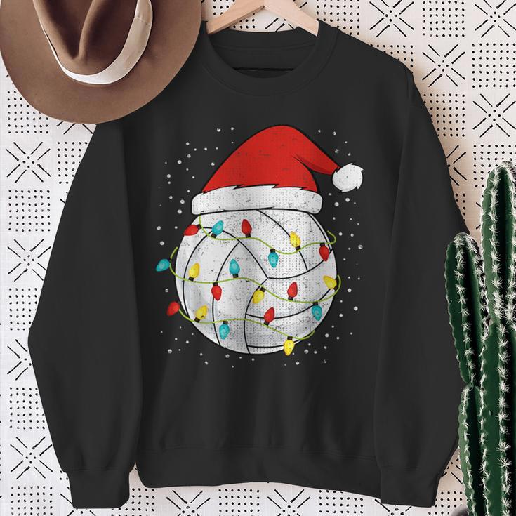 Christmasolleyball Christmas Hat Sweatshirt Geschenke für alte Frauen