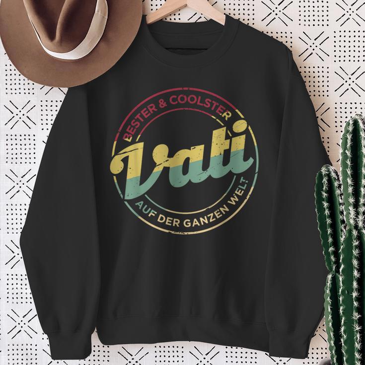 Coolster Und Besterati Der Ganzen Weltintage Papa Motif Sweatshirt Geschenke für alte Frauen