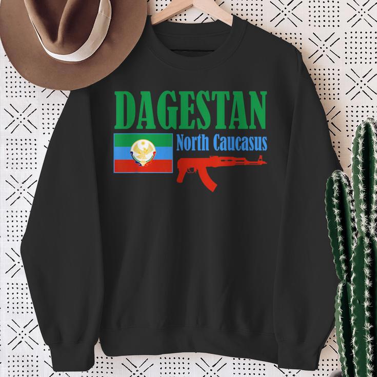 Dagestan Flag Stolzer Dagestani Sweatshirt Geschenke für alte Frauen