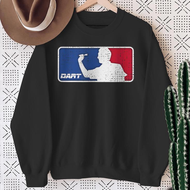 Dartintage Dart Player Darts Retro Dart Sweatshirt Geschenke für alte Frauen