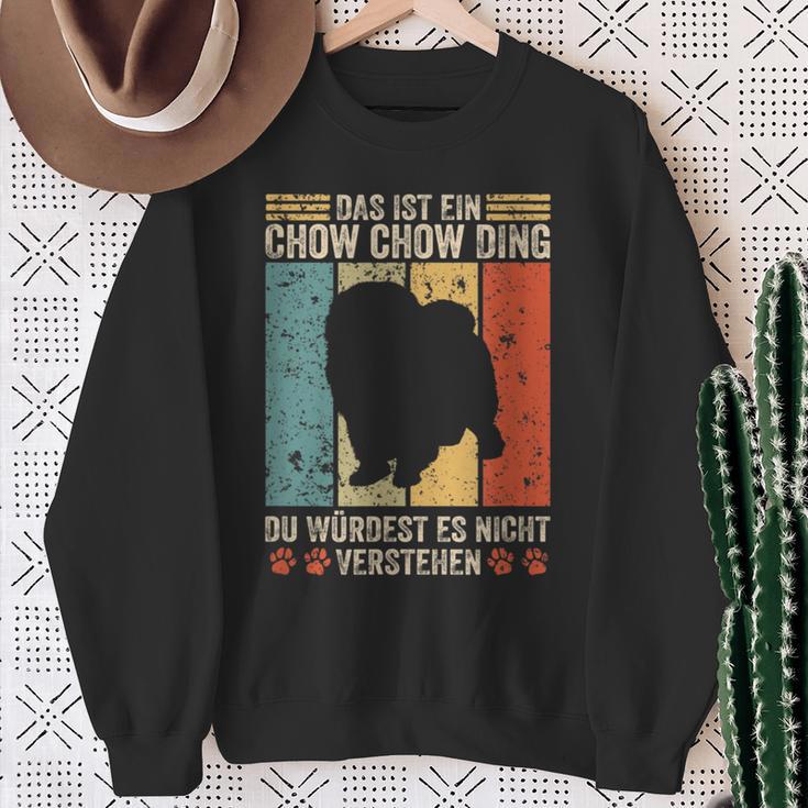 Das Ist Ein Chow Chow Ding Sweatshirt Geschenke für alte Frauen