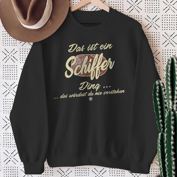 Das Ist Ein Schiffer Ding Family Shiper S Sweatshirt Geschenke für alte Frauen