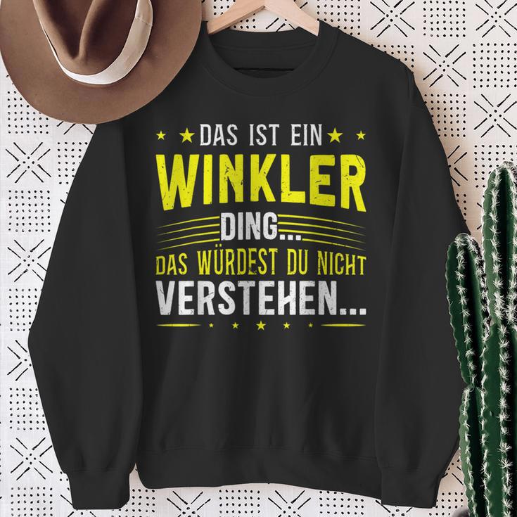 Das Ist Ein Winkler Ding Das Ist Ein Winkler Ding S Sweatshirt Geschenke für alte Frauen