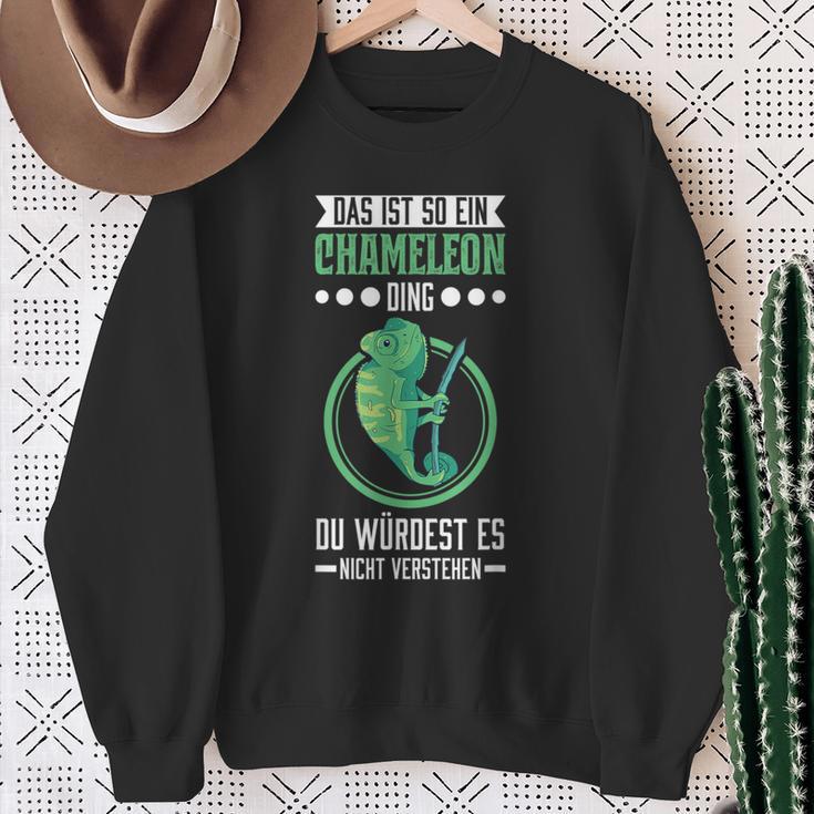 Das Ist So Ein Chameleon Ding Chameleon Sweatshirt Geschenke für alte Frauen