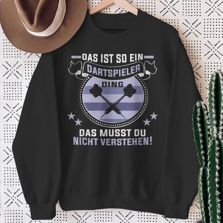 Das Ist So Ein Dartspieler Ding Dart Team Dartspieler Sweatshirt Geschenke für alte Frauen