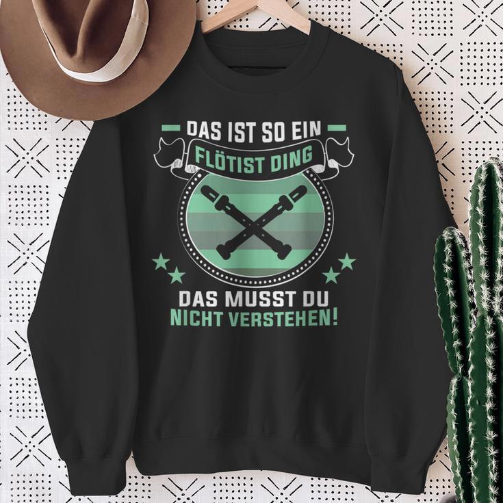 Das Ist So Ein Flötist Ding Flute Player S Sweatshirt Geschenke für alte Frauen