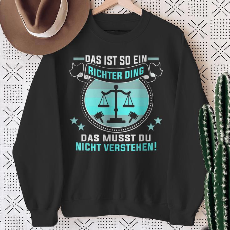 Das Ist So Ein Richter Ding Jurastudent Richter Sweatshirt Geschenke für alte Frauen