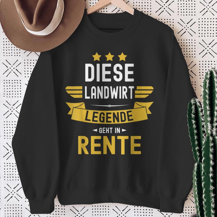 Die Legende Geht In Rente Geht In Sweatshirt Geschenke für alte Frauen