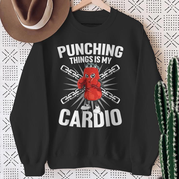 Dinge Zu Schlachtist Mein Cardio Sweatshirt Geschenke für alte Frauen