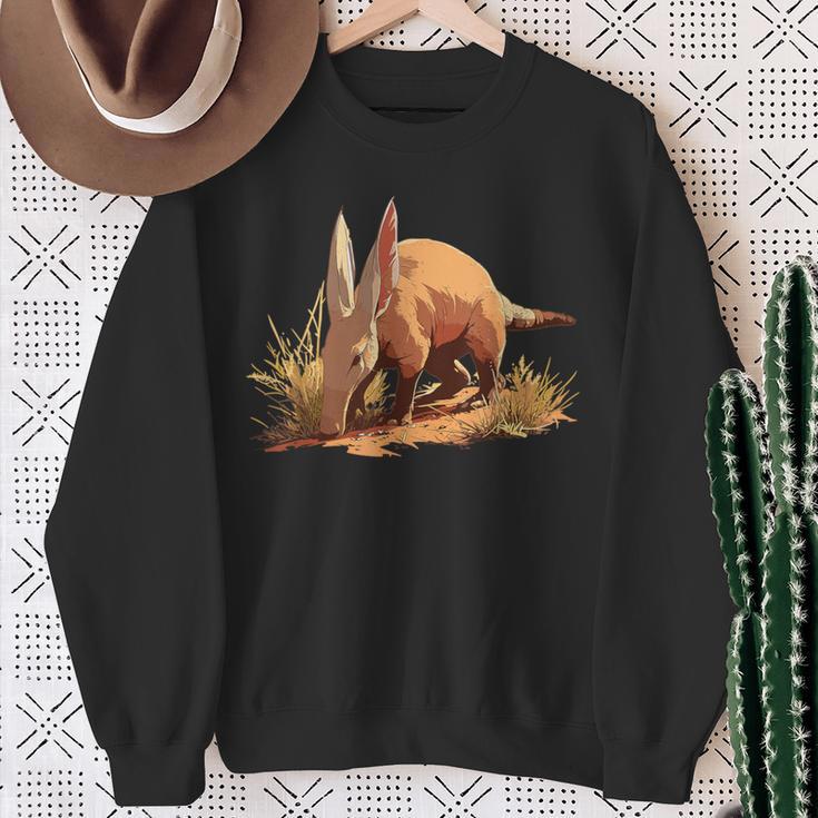 Erdferkeln Erdferkel Sweatshirt Geschenke für alte Frauen