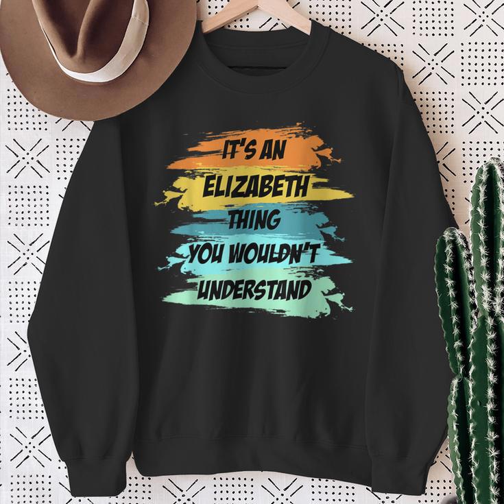 Es Ist Ein Elizabeth-Ding Lustiger Neuheit Sweatshirt Geschenke für alte Frauen