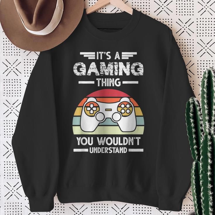 Es Ist Ein Gaming-Ding-Spiel Sweatshirt Geschenke für alte Frauen