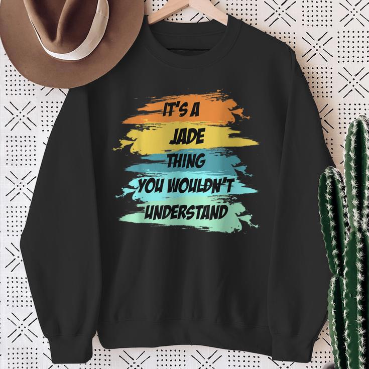 Es Ist Ein Jade-Ding Lustiger Neuheit Benutzerdefinierter Sweatshirt Geschenke für alte Frauen