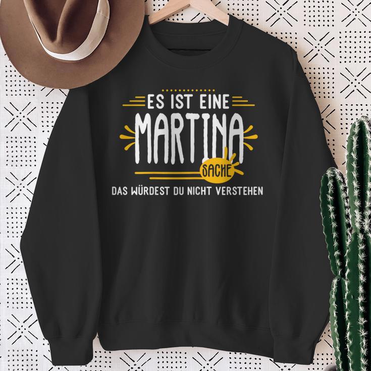 Es Ist Eine Martina Sachen Personalised Sweatshirt Geschenke für alte Frauen