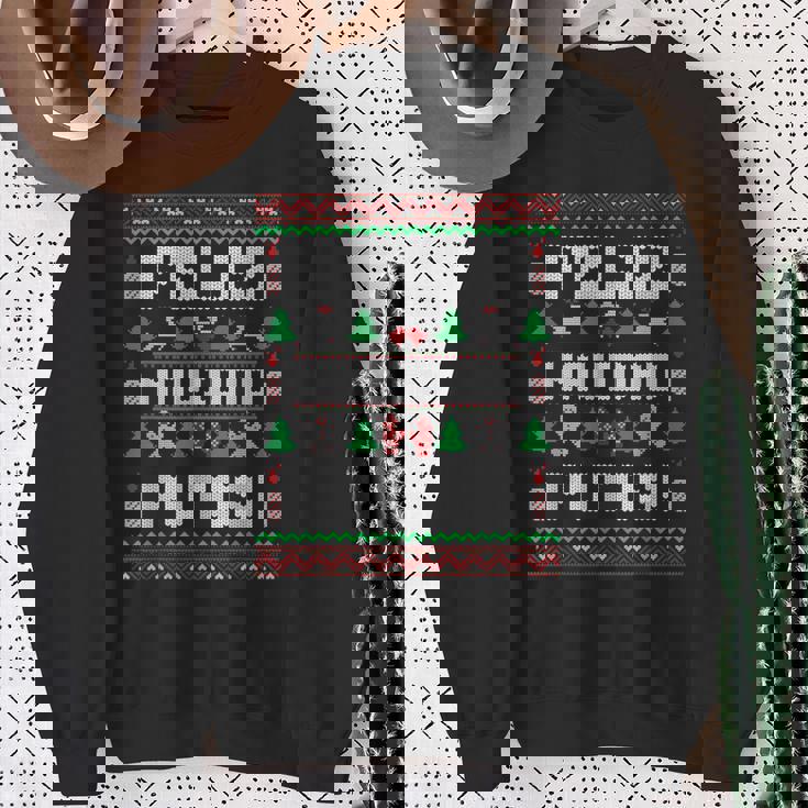Feliz Navidad Putos Mexican Christmas Sweater Sweatshirt Gifts for Old Women