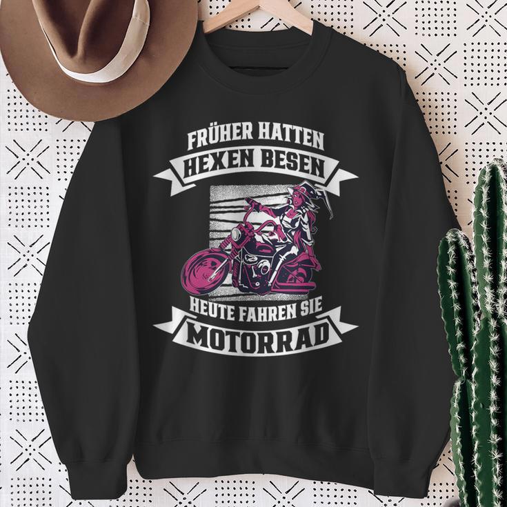 Früher Hatten Witches Brooms Sweatshirt Geschenke für alte Frauen