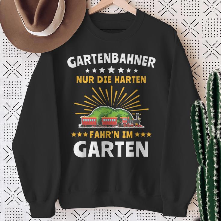 Garden Railway Steam Train Garden Model Railway Sweatshirt Geschenke für alte Frauen