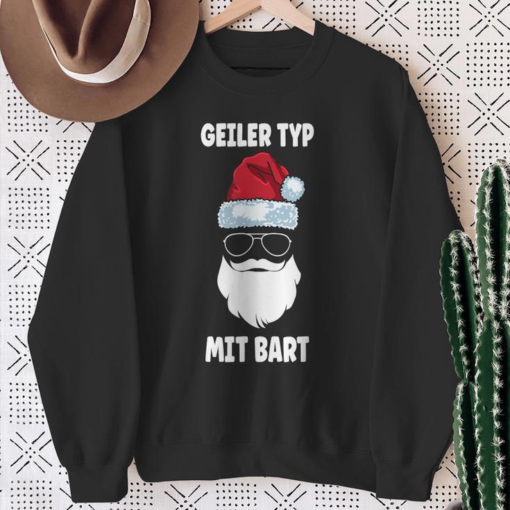 Geiler-Typmitbart Christmas Beard Sweatshirt Geschenke für alte Frauen