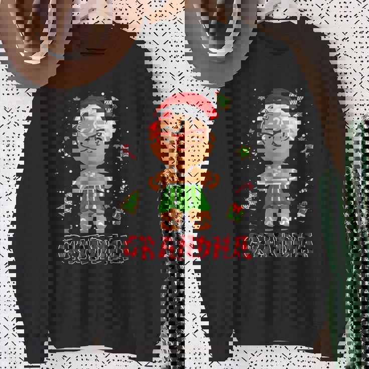 Gingerbread Grandma Buffalo Plaid Christmas Shirt Mama Sweatshirt Gifts for Old Women