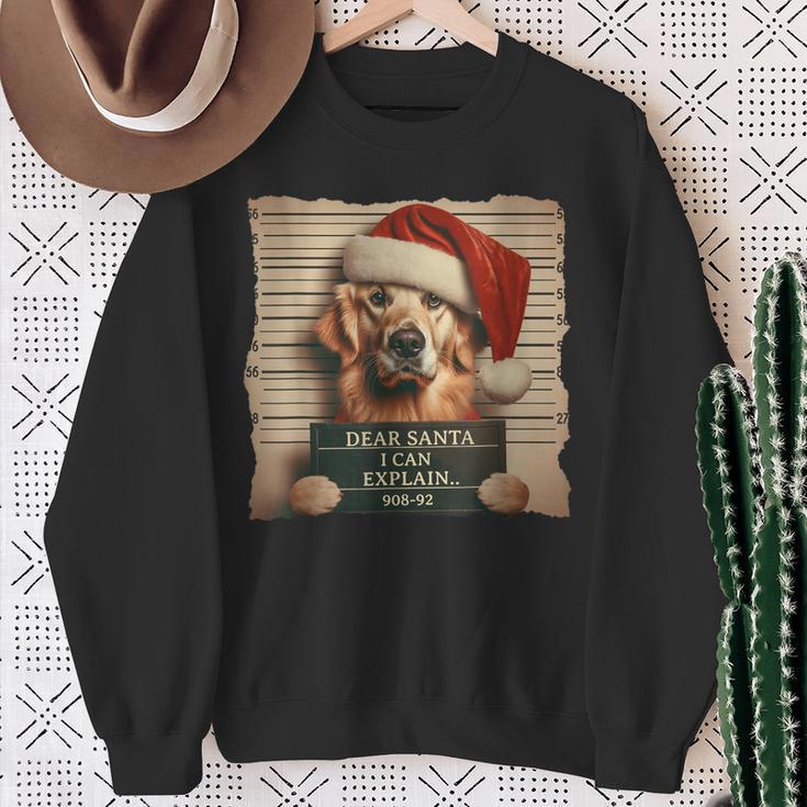 Golden Retriever Dog Christmas Sweatshirt Geschenke für alte Frauen