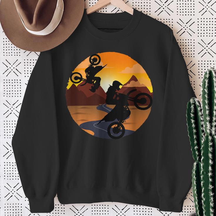 Hard Enduro Dirt Biking Is My Ding Sweatshirt Geschenke für alte Frauen