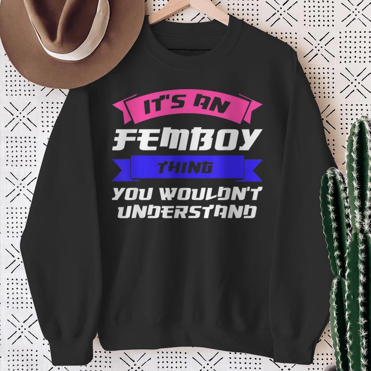 Herren Es Ist Ein Femboy Ding Du Südkorea Sweatshirt Geschenke für alte Frauen