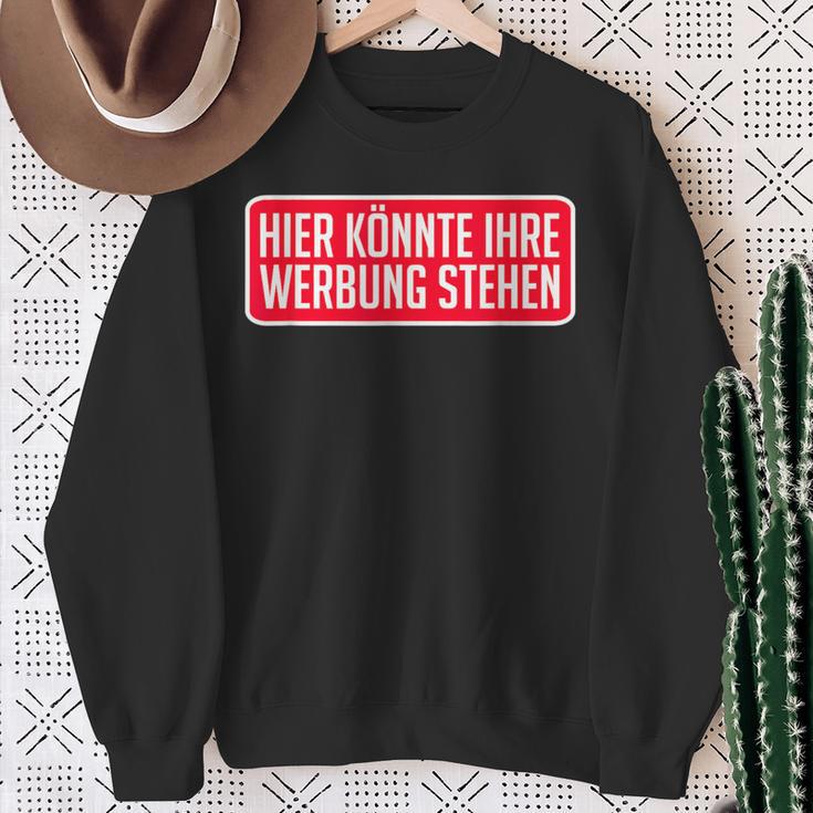 Hier Kann Ihre Werbung Stehhen Für Einen Influencer Sweatshirt Geschenke für alte Frauen