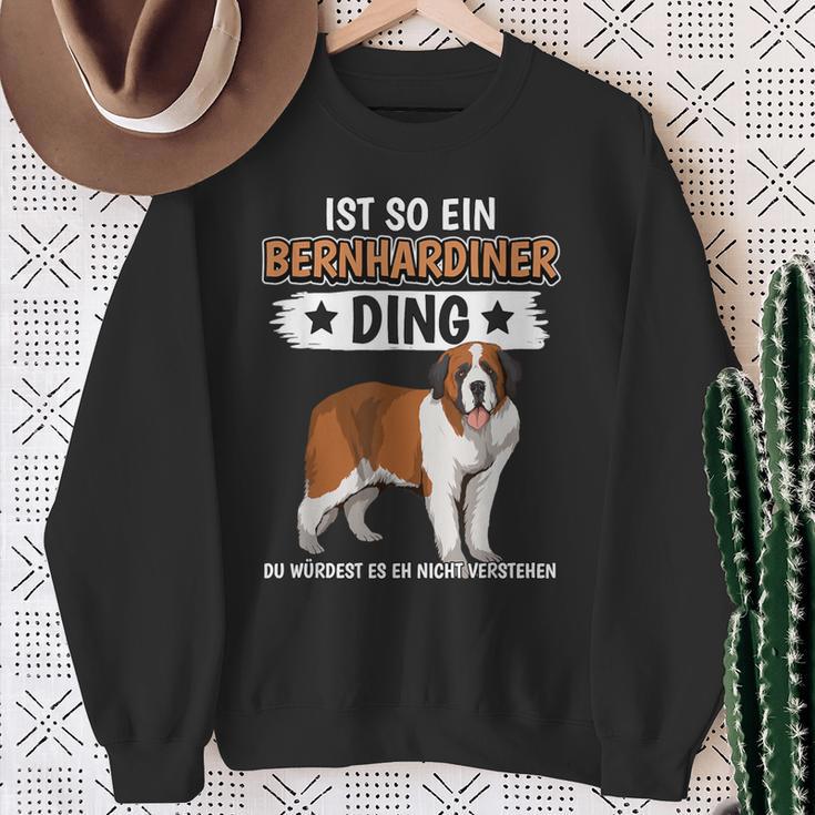 Hundehalter Ist So Ein Bernhardiner Ding Bernhardiner Sweatshirt Geschenke für alte Frauen