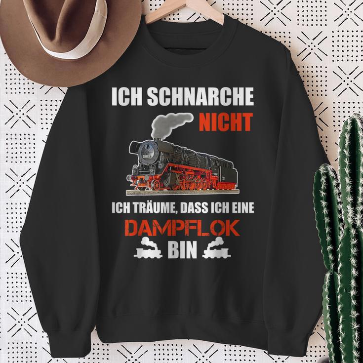 Ich Schnarche Nicht Slogan Lokfahrer Ich Schnarche Nicht Slogan Sweatshirt Geschenke für alte Frauen