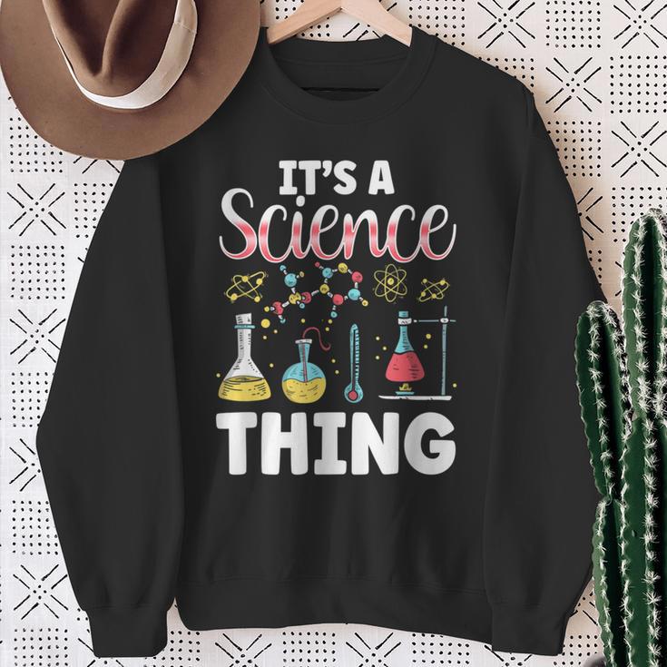 Ist Ein Wissenschaft Ding Team Wissenschaftler Science Sweatshirt Geschenke für alte Frauen