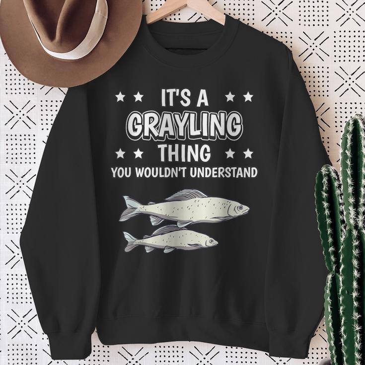 Ist So Ein Äsche Ding Lustiger Spruch Äschen Sweatshirt Geschenke für alte Frauen