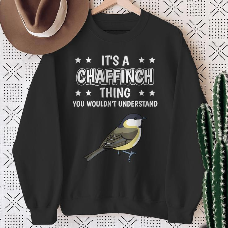 Ist So Ein Buchfink Ding Lustiger Spruch Buchfinke Sweatshirt Geschenke für alte Frauen