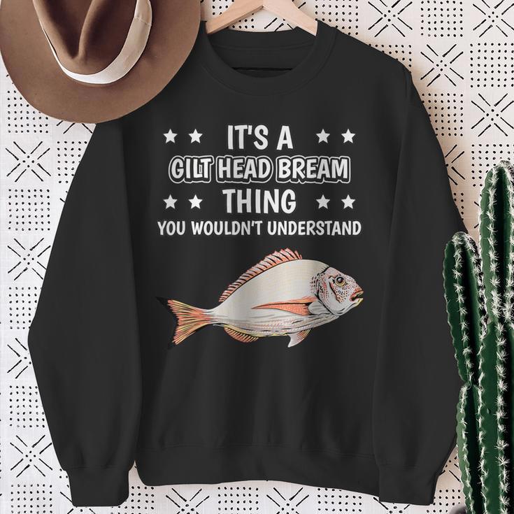 Ist So Ein Goldbrasse Ding Lustiger Spruch Goldbrassen Sweatshirt Geschenke für alte Frauen