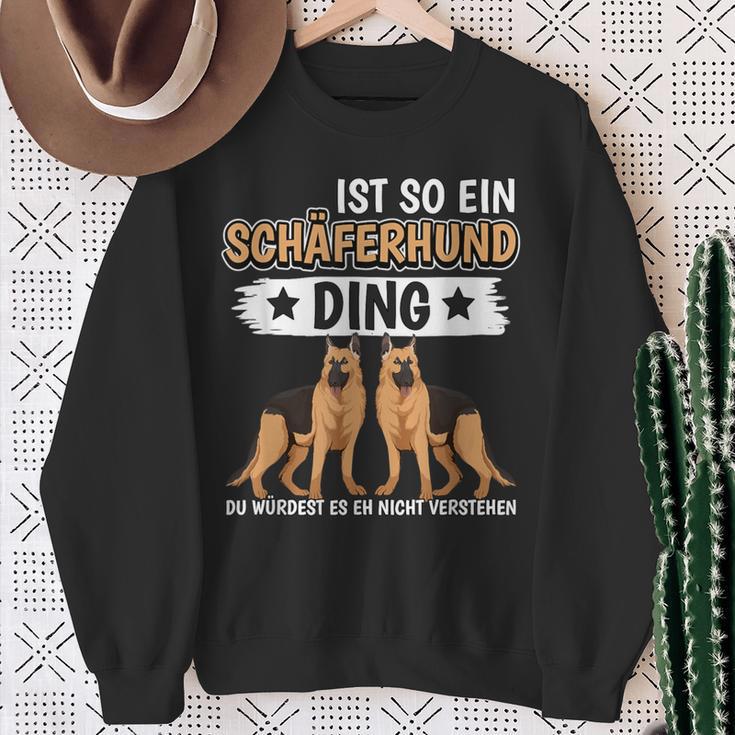 Ist So Ein Schäferhund Ding Deutscher Schäferhund Sweatshirt Geschenke für alte Frauen