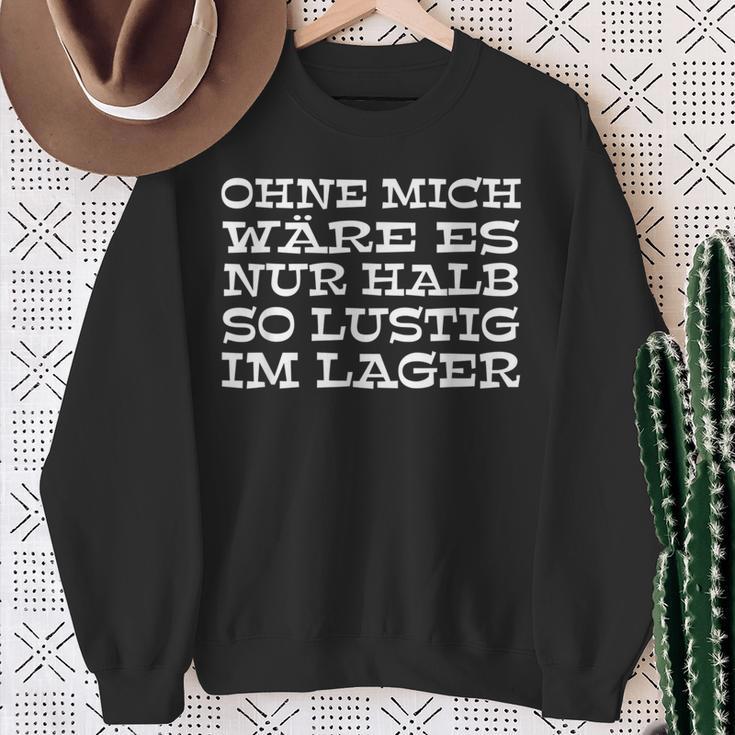 Lagerist Und Logistiker Im Lagerist Es Immer Lustig Mit Mir Sweatshirt Geschenke für alte Frauen